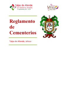 Reglamento de Cementerios