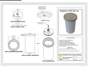 Registro PVC 60 cm