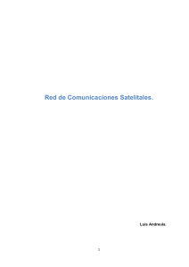 Red de Comunicaciones Satelitales.