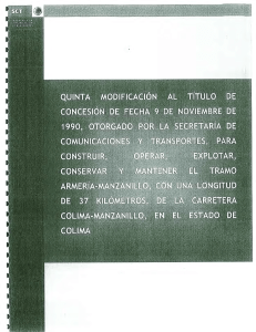 Quinta - Secretaría de Comunicaciones y Transportes