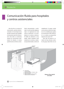 Comunicación fluida para hospitales y centros asistenciales