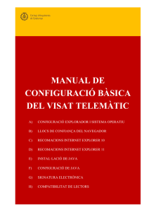 MANUAL DE CONFIGURACIÓ BÀSICA DEL VISAT TELEMÀTIC