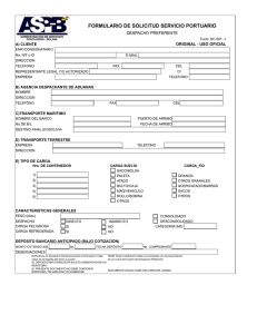 formulario de solicitud servicio portuario - ASP-B