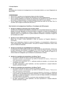 VISTO El dictamen de la Comisi&oacute;n de Investigaciones de la