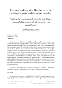 Existence and actuality: Hartshorne on the ontological proof and