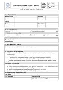 ONC-FPE-001 Solicitud de Certificación de Personas Rev 01