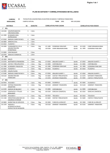 Plan de Estudios