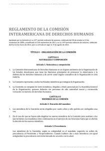 Reglamento de la Comisión Interamericana de Derechos Humanos