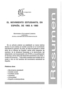 Page 1 E - igaciones e ociales EL MOVIMIENTO ESTUDIANTIL EN