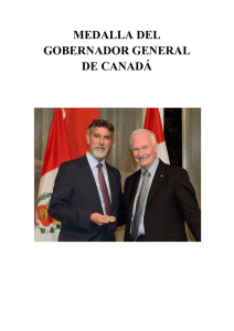 medalla del gobernador general de canadá