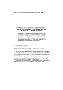 LA RECAUDACIÓN IMPOSITIVA DIRECTA EN ESPAÑA ENTRE