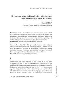 pdf Hechos, razones y acción colectiva: reflexiones en torno a la