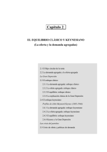 Capítulo 21 EL EQUILIBRIO CLÁSICO Y KEYNESIANO