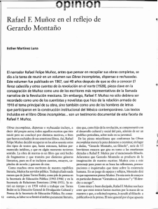 Rafael F. Mu&ntilde;oz en el reflejo de Gerarda Monta&ntilde;a