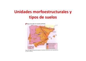 Geografia - Tema 2 Unidades morfoestructurales y tipos de suelos