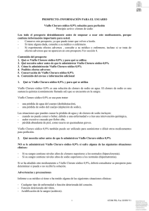 PROSPECTO: INFORMACI&Oacute;N PARA EL USUARIO Viaflo Cloruro