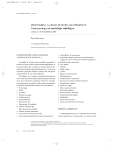 Función renal - Sociedad de Pediatría de Asturias, Cantabria y