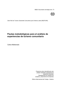 Pautas metodológicas para el análisis de experiencias de