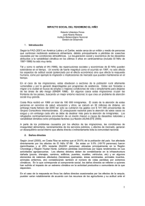 IMPACTO SOCIAL DEL FENOMENO EL NIÑO 1. Introducción