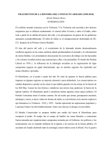 FRAGMENTOS DE LA HISTORIA DEL CONFLICTO ARMADO (1920