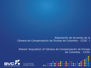Título de la presentación - Bolsa de Valores de Colombia