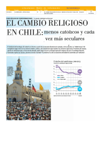 El cambio religioso en Chile: menos católicos y cada vez más