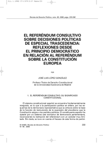 el referéndum consultivo sobre decisiones - e-Spacio