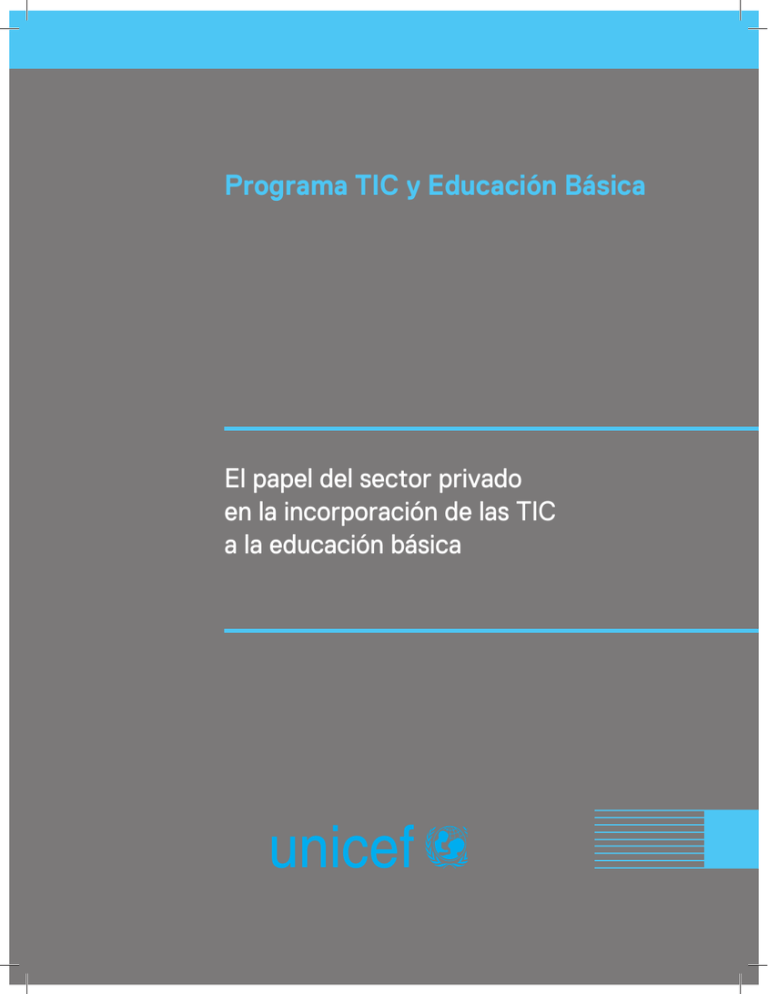 programa tic y educación básica