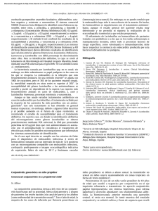 cocobacilo grampositivo anaerobio facultativo, alfahemolıtico, cata