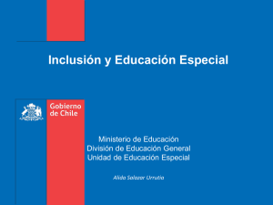 Inclusión y Educación Especial