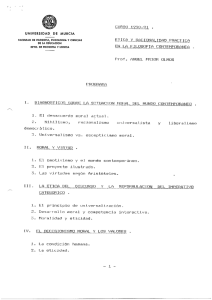 Page 1 UNIVERSIDAD` DE MURCIA FACULTAD DE FILOSOFIA