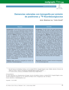 Demencias valoradas con tomografía por emisión