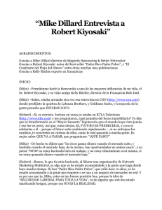 “Mike Dillard Entrevista a Robert Kiyosaki”