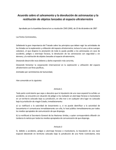 Acuerdo sobre el salvamento y la devolución de astronautas y la