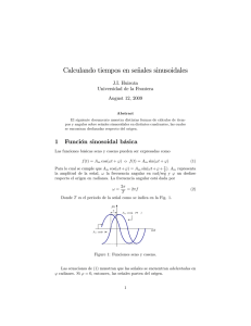 Manejo Señales sinusoidales - Universidad de La Frontera
