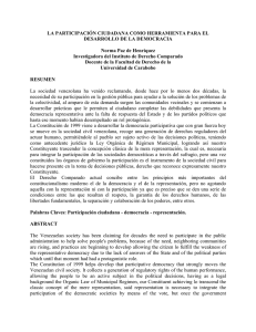 La participación ciudadana como herramienta para el desarrollo de