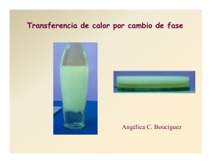 Transferencia de calor por cambio de fase