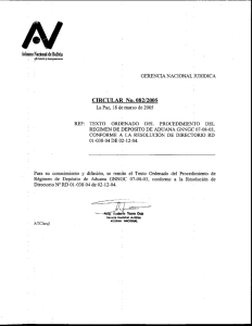 Page 1 Aduana Nacional de Bolivia eficiencia y transparencia