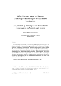 O Problema da Moral no Sistema Cosmológico/Soteriológico