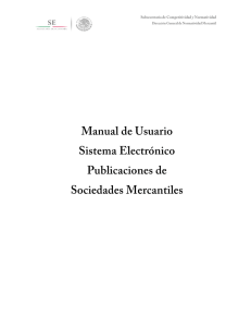 manual de Usuario Sistema Electrónico Publicaciones de