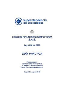 Guía practica SAS - Cámara de Comercio de Cúcuta