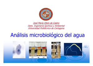 Análisis microbiológico del agua