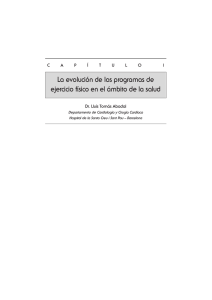 La evolución de los programas de ejercicio físico en el ámbito de la