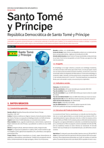 Ficha país de Santo Tomé y Príncipe