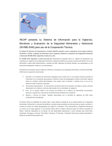 INCAP presenta su Sistema de Información para la Vigilancia
