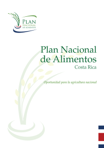 Plan Nacional de Alimentos Costa Rica