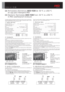 Termostatos electrónicos AKO-1530 de