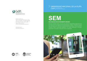 SEM - CeSPI - Universidad Nacional de La Plata