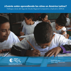 ¿Cuánto están aprendiendo los niños en América Latina?