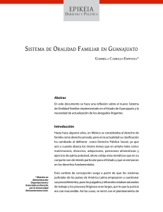 5. Sistema de Oralidad Familiar en Guanajuato. Gabriela